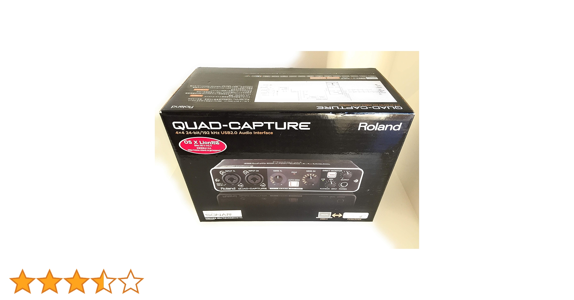 Roland QUAD-CAPTURE オーディオインターフェイス　美品 Amazon.co.jp: Roland ローランド オーディオインターフェイス